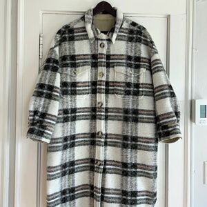Pipe + Row 'Blake Plaid Coat'
